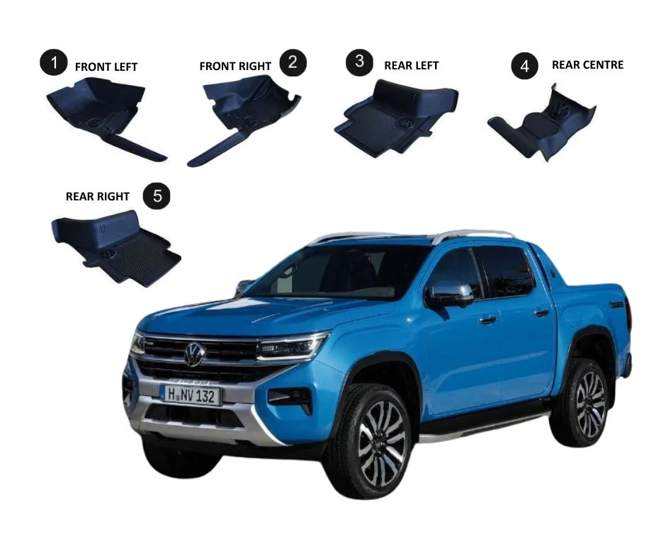 Replacement Mats for VW Amarok 2023-Present Full Kit