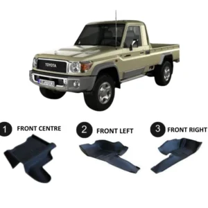 Replacement Mats for Toyota Land Cruiser 2007-Present Single Cab Full Kit