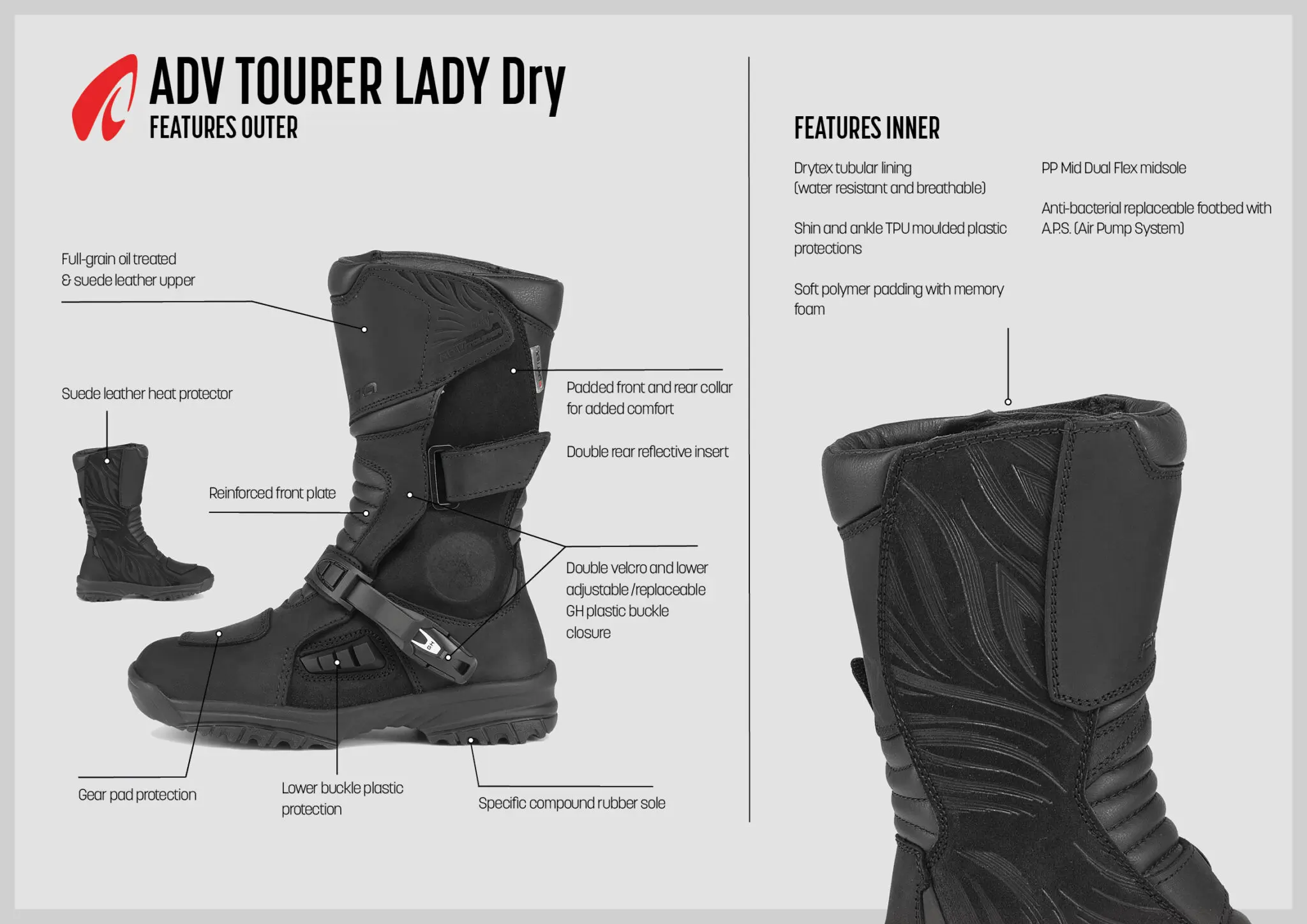 Forma ADV Tourer Lady Boots - Image 5