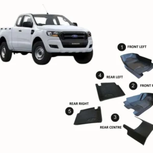 Replacement Mats for Ford Ranger 2023-Present Full Kit