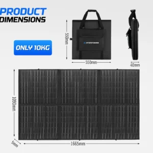 Atem Power 12V 300W Folding Solar Panel Blanket